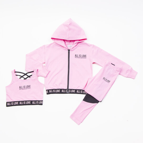 ΣΕΤ ΡΟΖ ΚΟΛΑΝ/ΤΟΠ/ΖΑΚΕΤΑ ΚΟΡΙΤΣΙ 7 εως 16 ΕΤΩΝ ΚΩΔ 45113 - Image 1