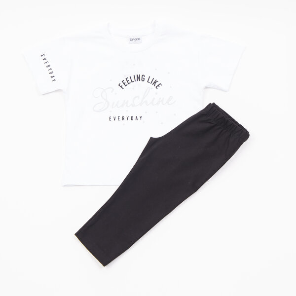 45119 ΣΕΤ ΜΑΥΡΟ ΚΟΛΑΝ/ΛΕΥΚΗ ΜΠΛΟΥΖΑ ΚΟΡΙΤΣΙ 7 εως 16 ΕΤΩΝ ΚΩΔ 45119 - Image 1