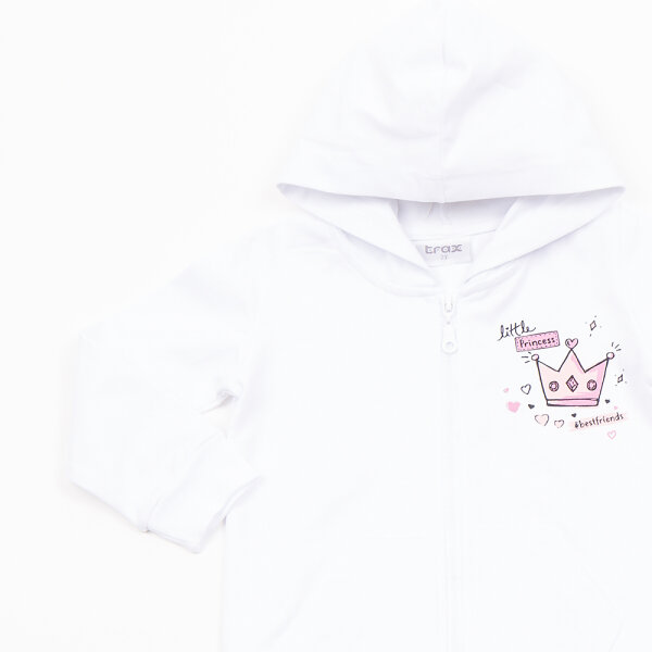 ΠΑΙΔΙΚΗ ΖΑΚΕΤΑ ΕΠΟΧΙΑΚΗ ΜΕ ΚΟΥΚΟΥΛΑ ΛΕΥΚΗ ΚΟΡΙΤΣΙ 1-6 ΕΤΩΝ 45204 - Image 2