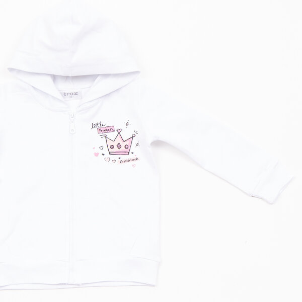 ΠΑΙΔΙΚΗ ΖΑΚΕΤΑ ΕΠΟΧΙΑΚΗ ΜΕ ΚΟΥΚΟΥΛΑ ΛΕΥΚΗ ΚΟΡΙΤΣΙ 1-6 ΕΤΩΝ 45204 - Image 3