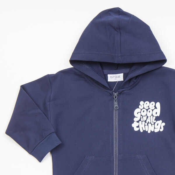 ΠΑΙΔΙΚΗ ΖΑΚΕΤΑ ΕΠΟΧΙΑΚΗ ΜΕ ΚΟΥΚΟΥΛΑ ΜΠΛΕ ΑΓΟΡΙ 1-6 ΕΤΩΝ 45404 - Image 2