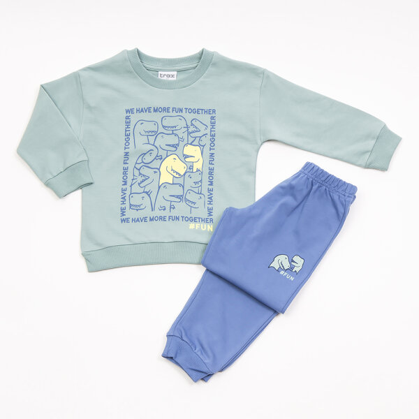 ΣΕΤ ΙΝΤΙΓΚΟ ΠΑΝΤΕΛΟΝΙ/ΜΕΝΤΑ ΜΠΛΟΥΖΑ ΑΓΟΡΙ 1-6 ΕΤΩΝ 45408 - Image 1