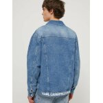 Ανδρικό Μπουφάν Τζιν KARL LAGERFELD LOGO DENIM 241D1401 Μπλε - Image 2
