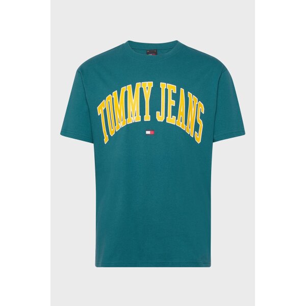 765cb9c6ea238e8597e55de5ea10 Ανδρική Μπλούζα TOMMY JEANS DM0DM18558 REG POPCOLOR VARSITY Πράσινο - Image 1