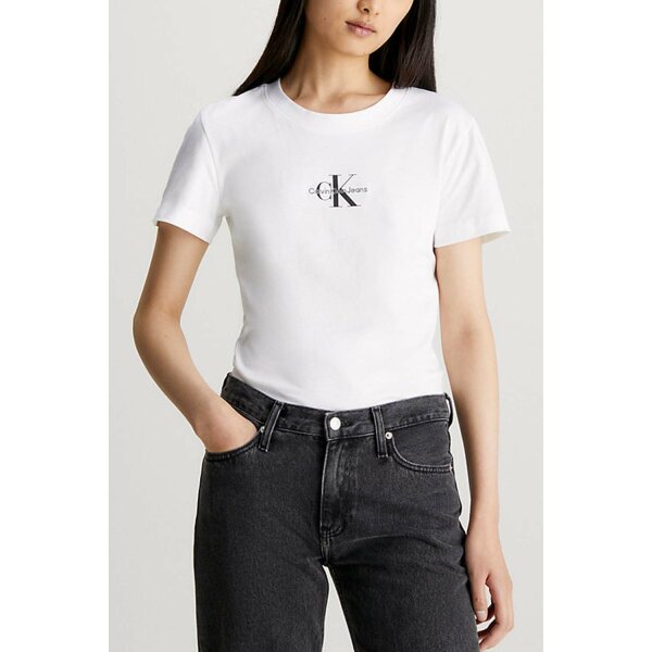 T-Shirt Monologo Slim Tee J20J222564 YAF bright white - Image 2