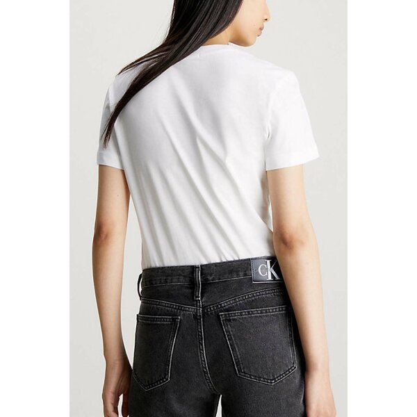 T-Shirt Monologo Slim Tee J20J222564 YAF bright white - Image 3