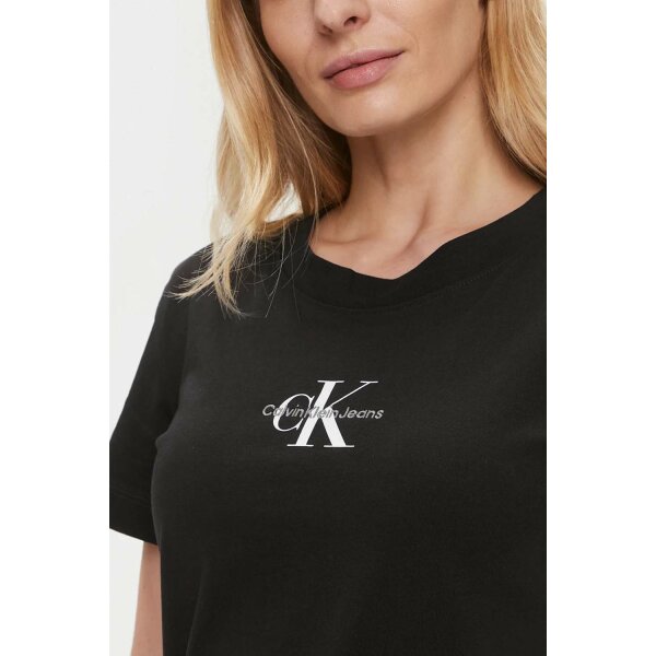 T-Shirt Monologo Slim Tee J20J222564 BEH ck black - Image 3