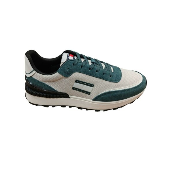 Ανδρικό Παπούτσι TOMMY JEANS TECHNICAL RUNNER EM0EM01265 Μπεζ Πράσινο - Image 5