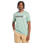 Ανδρική Μπλούζα TIMBERLAND LINEAR LOGO TB0A5UPQ Πράσινο - Image 2