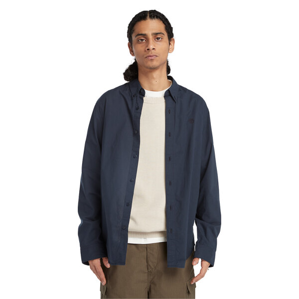 Ανδρικό Πουκάμισο TIMBERLAND POPLIN STRETCH TB0A6GRH Μπλε - Image 2