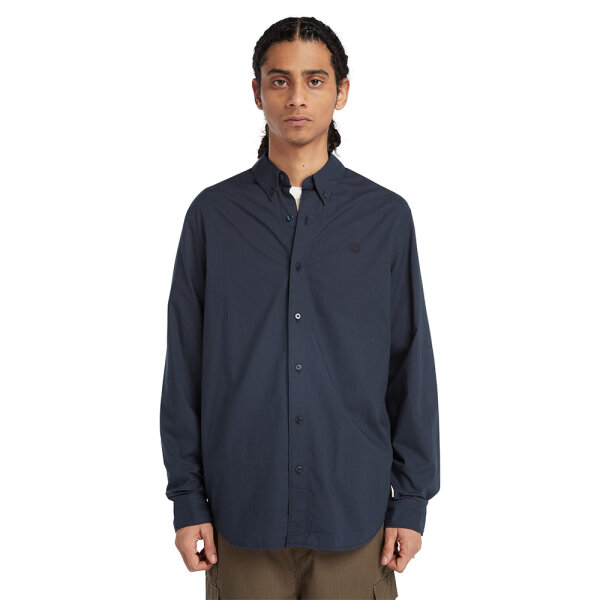 Ανδρικό Πουκάμισο TIMBERLAND POPLIN STRETCH TB0A6GRH Μπλε - Image 5
