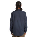 Ανδρικό Πουκάμισο TIMBERLAND POPLIN STRETCH TB0A6GRH Μπλε - Image 6