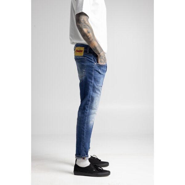 APPIO 1 SIDE Ανδρικό Παντελόνι Τζιν COZI JEANS 63-APPIO1 Μπλε Ανοιχτό - Image 5