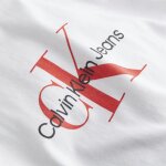Ανδρική Μπλούζα CALVIN KLEIN ARCHIVAL MONOLOGO J30J325427 Λευκό - Image 2