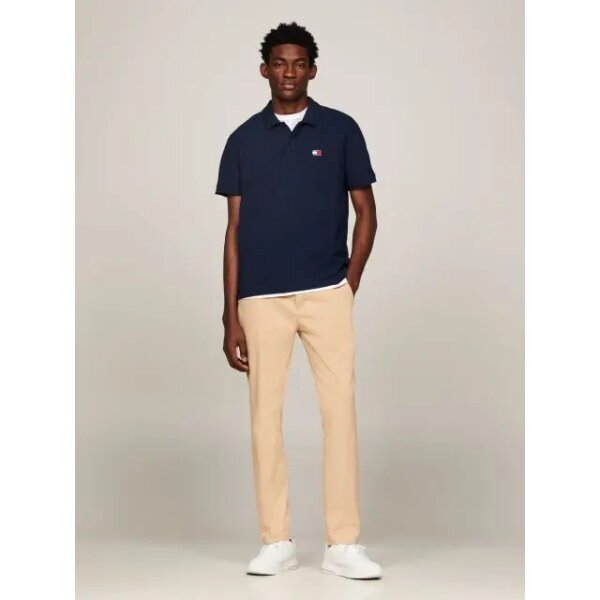 Ανδρική Μπλούζα POLO TOMMY JEANS REG BADGE  DM0DM18314 Μπλέ - Image 5