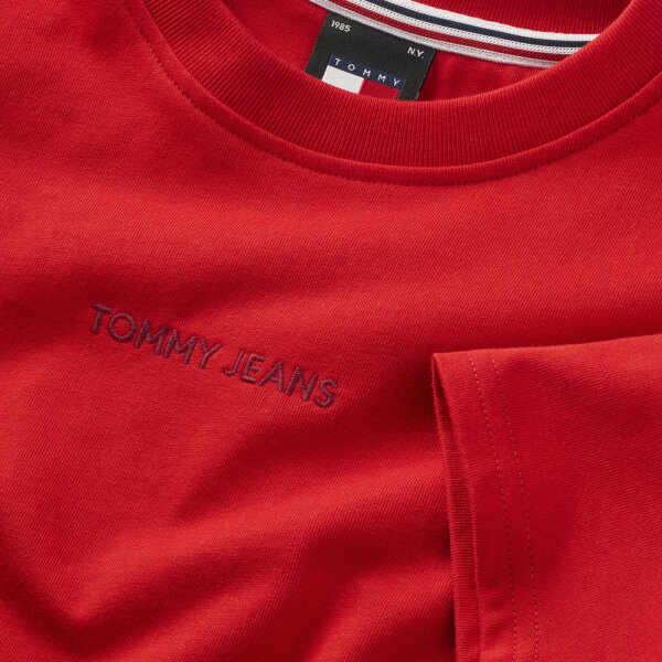 ΓΥΝΑΙΚΕΙΟ T-SHIRT CLASSICS TOMMY JEANS ΚΟΚΚΙΝΟ DW0DW17837 XNL - Image 3