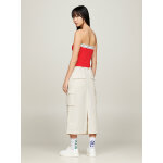 ΓΥΝΑΙΚΕΙΑ ΜΠΛΟΥΖΑ TAPING TUBE TOP RED TOMMY JEANS DW0DW17889-XNL - Image 4