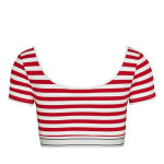 ΓΥΝΑΙΚΕΙΟ TAPING TOP DEEP CRIMSON MULTI TOMMY JEANS DW0DW17891 XNL - Image 2