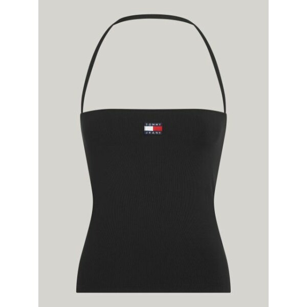 Γυναικείο Top SLIM  HALTERNECK Tommy Jeans Μαύρο DW0DW17895 - Image 2