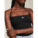 Γυναικείο Top SLIM HALTERNECK Tommy Jeans Μαύρο DW0DW17895 - Image 4