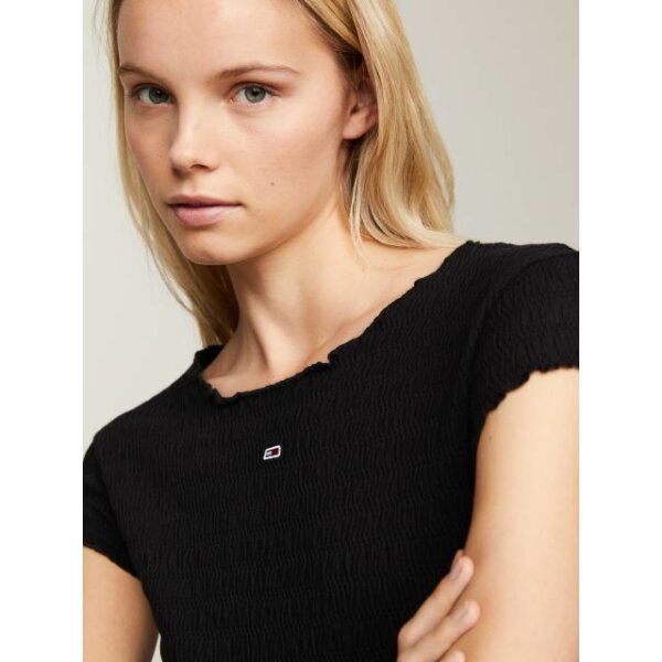 DW0DW17927BDS_MO-D1 ΓΥΝΑΙΚΕΙΟ ΦΟΡΕΜΑ TOMMY JEANS DW0DW17927 Μαύρο Regular Fit - Image 3