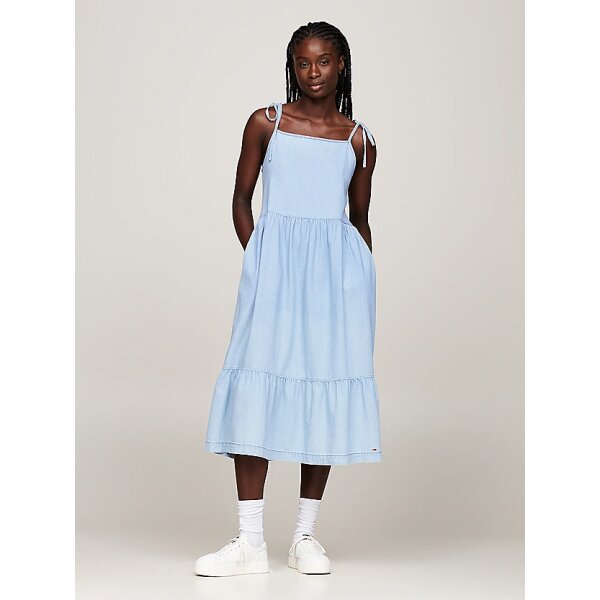 DW0DW17933_1A5_main ΓΥΝΑΙΚΕΙΟ ΦΟΡΕΜΑ TJW CHAMBRAY  DRESS TOMMY JEANS DW0DW17933-1A5 - Image 1
