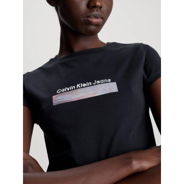 J20J223167-BEH-03 Γυναικεία Μπλούζα Μαύρη Calvin Klein Jeans J20J223167-ΒΕΗ - Image 4