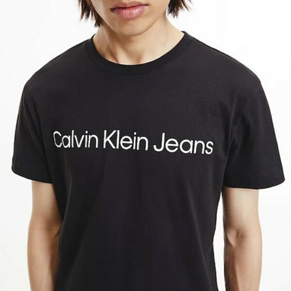 Ανδρική Μπλούζα CALVIN KLEIN J30J322552 Mαύρο - Image 3