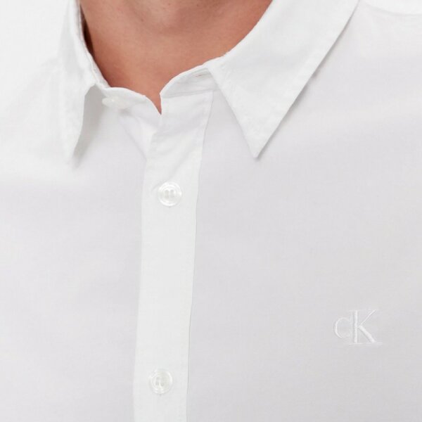 Ανδρικό Πουκάμισο CALVIN KLEIN SLIM STRETCH J30J324614 Λευκό - Image 3