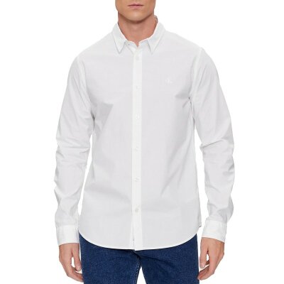 Ανδρικό Πουκάμισο CALVIN KLEIN SLIM STRETCH J30J324614 Λευκό