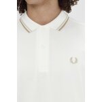 Ανδρικό POLO FRED PERRY TWIN TIPPED M3600 Εκρού - Image 3