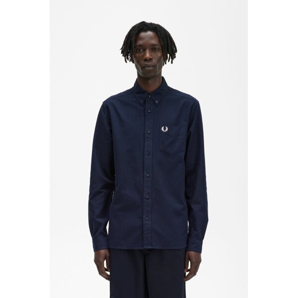 Ανδρικό Πουκάμισο OXFORD FRED PERRY M5516 Μπλε - Image 2
