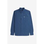 Ανδρικό Πουκάμισο OXFORD FRED PERRY M5516 Γαλάζιο