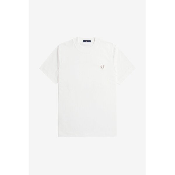 M7717_129_V2_Q124_FLATFRONT Ανδρική Μπλούζα FRED PERRY M7717 Εκρού - Image 1