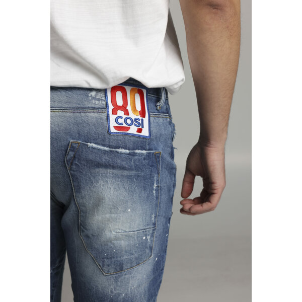 MAGGIO 4 DET Ανδρικό Παντελόνι Τζιν COZI JEANS 63-MAGGIO 4  Μπλε - Image 3