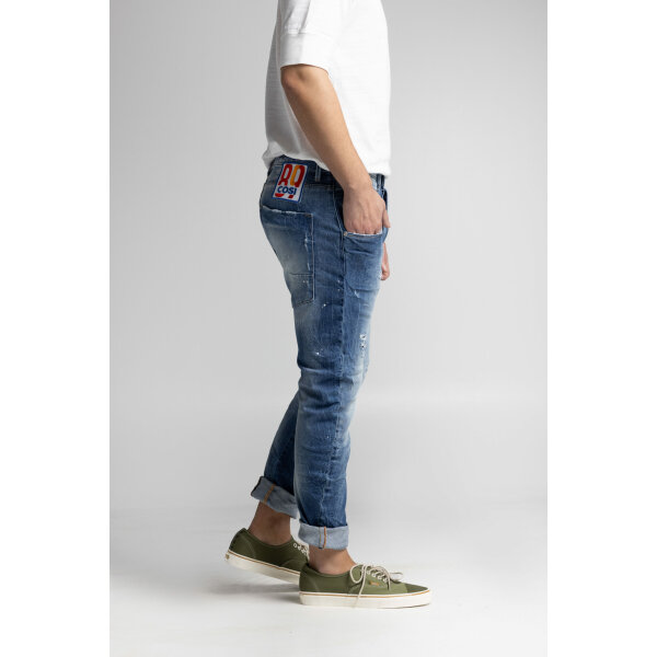 MAGGIO 4 SIDE Ανδρικό Παντελόνι Τζιν COZI JEANS 63-MAGGIO 4  Μπλε - Image 5