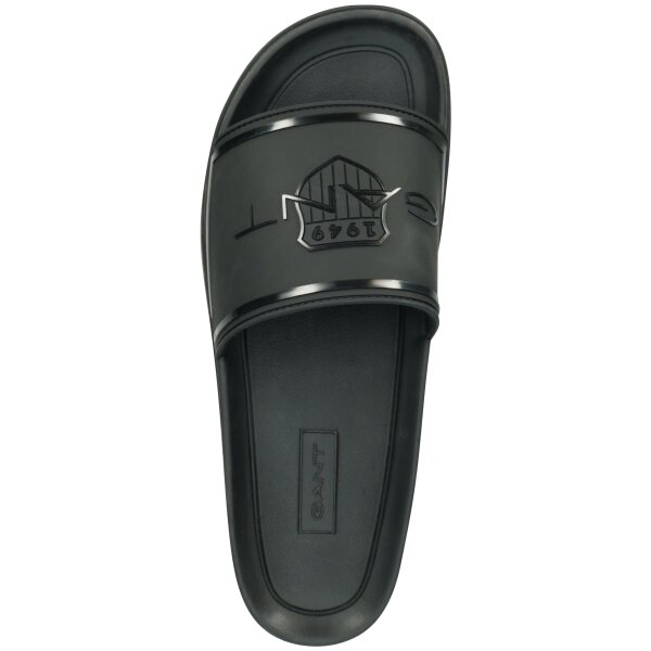 PIERBAY_28609604_G00_009 Ανδρική Παντόφλα GANT 28609604 PIERBAY Μαύρο - Image 1