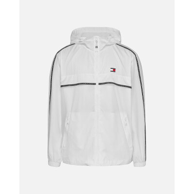 Ανδρικό Μπουφάν TOMMY JEANS CHICAGO TAPE WINDBREAKER DM0DM18697 Λευκό
