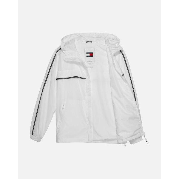 Ανδρικό Μπουφάν TOMMY JEANS CHICAGO TAPE WINDBREAKER DM0DM18697 Λευκό - Image 3