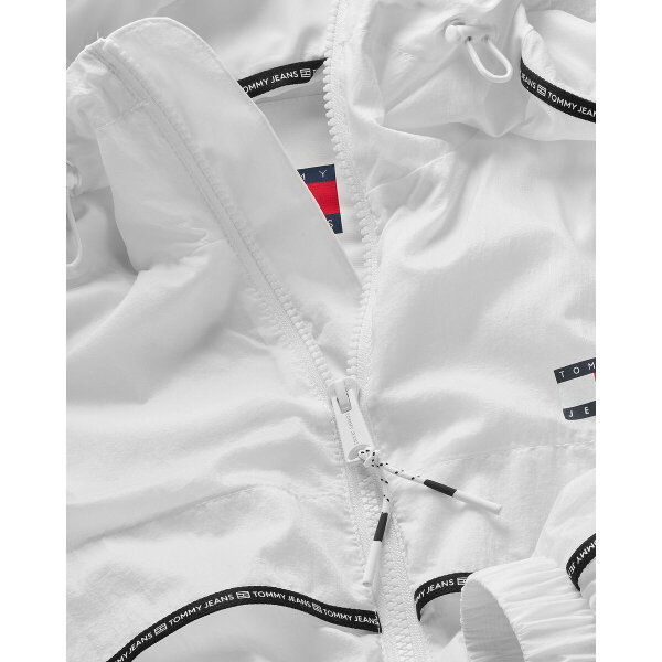 Ανδρικό Μπουφάν TOMMY JEANS CHICAGO TAPE WINDBREAKER DM0DM18697 Λευκό - Image 4