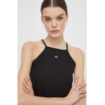 NEW ΓΥΝΑΙΚΕΙΟ CROP TOMMY JEANS TJW SLIM CRP BABYLOCK RIB TOP DW0DW17885-BDS - Image 2