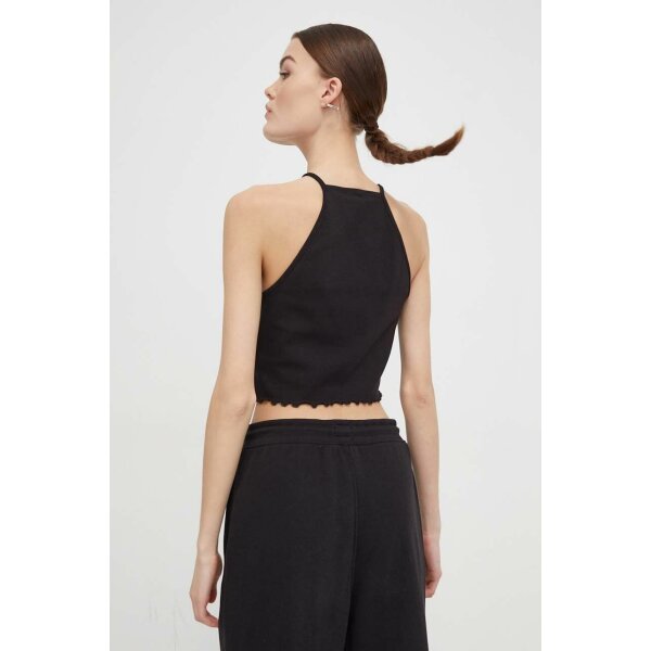 SS24-TSD1W8-99X_F3 NEW ΓΥΝΑΙΚΕΙΟ CROP TOMMY JEANS TJW SLIM CRP BABYLOCK RIB TOP DW0DW17885-BDS - Image 4