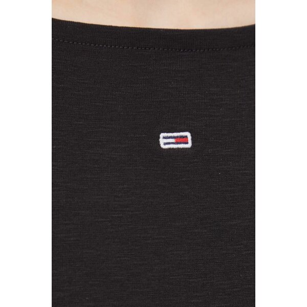 SS24-TSD1W8-99X_F5 NEW ΓΥΝΑΙΚΕΙΟ CROP TOMMY JEANS TJW SLIM CRP BABYLOCK RIB TOP DW0DW17885-BDS - Image 6