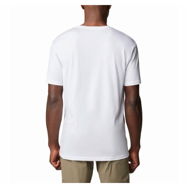 andriki-blouza-rapid-ridge-graphic-tee-normal Ανδρική Μπλούζα COLUMBIA RABIT RID  1888813 Λευκό - Image 4