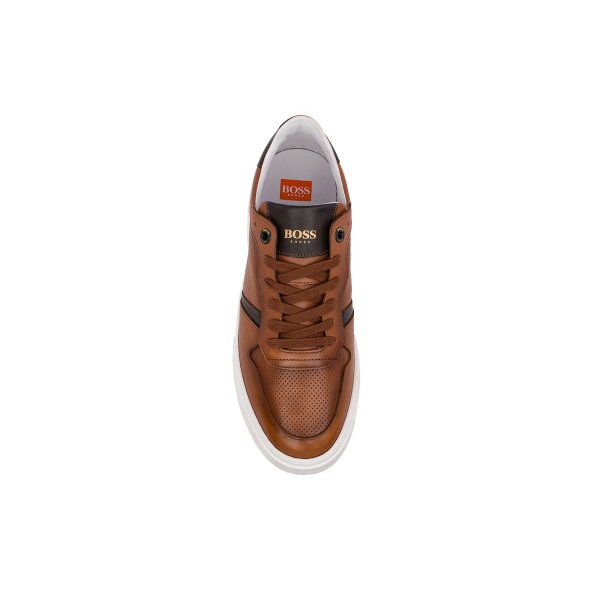 andriko-sneaker-boss-shoes-za220-tabac-5 Ανδρικό Παπούτσι BOSS SHOES ZA220STAMP Καφέ - Image 5