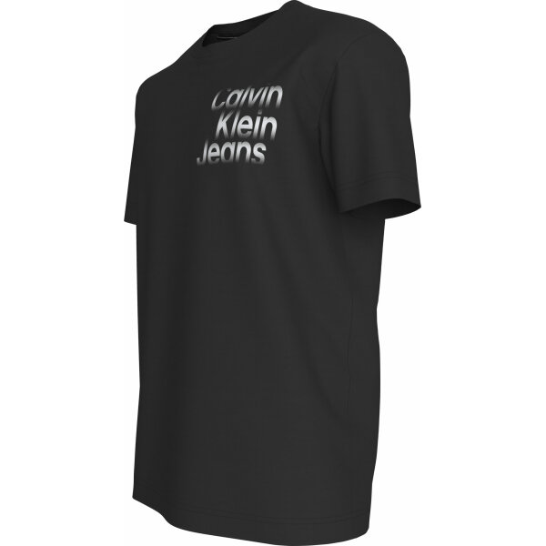 Ανδρική Μπλούζα CALVIN KLEIN STACKED J30J325189 Μαύρο - Image 2