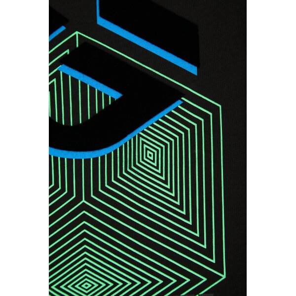 Ανδρική Μπλούζα KARL LAGERFELD RELAXED CUBE 241D1704 Μαύρο - Image 3