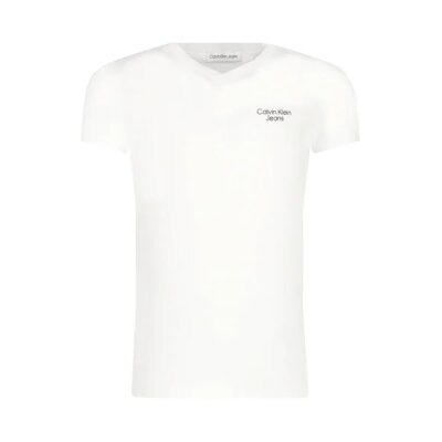 Ανδρική Μπλούζα CALVIN KLEIN J30J325186 Λευκό