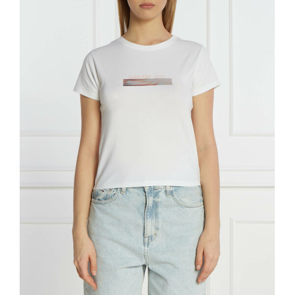 Γυναικεία Μπλούζα Λευκή Calvin Klein Jeans J20J223167-YAF - Image 3