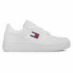 Ανδρικό Παπούτσι TOMMY JEANS RETRO BASKET EM0EM01395 Λευκό